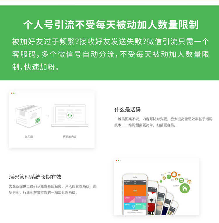 活码管理系统 微信活码 群活码 分组码 营销永久二维码(图2)